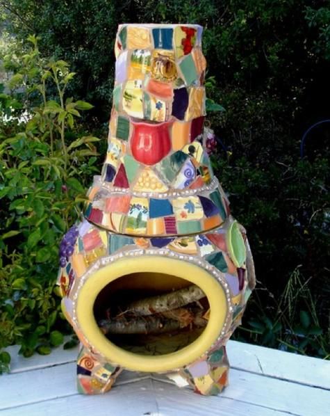 Mosaic Chimenea