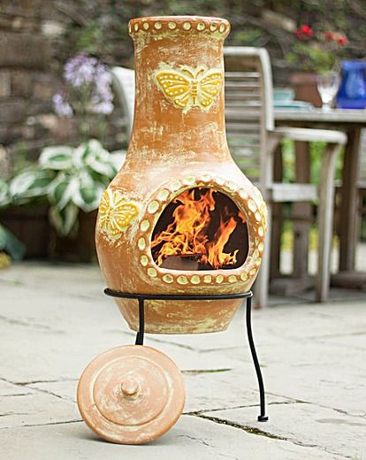 Clay Chimenea