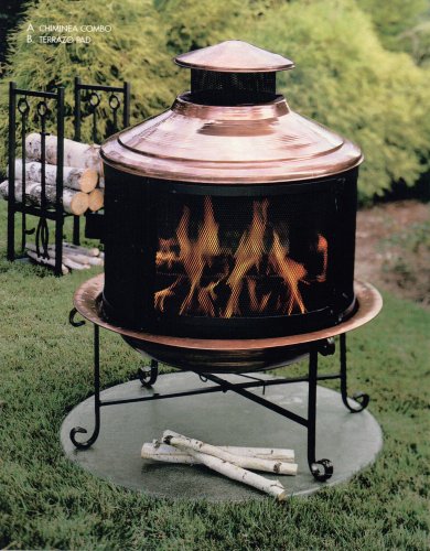 Copper Chimenea