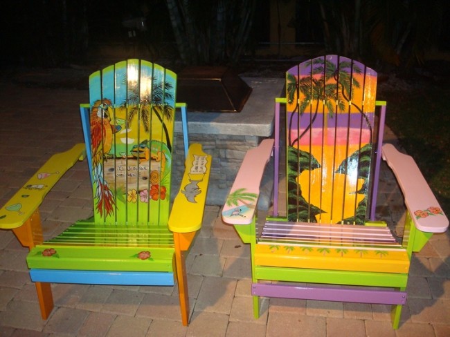 Painted Adirondack Chairs